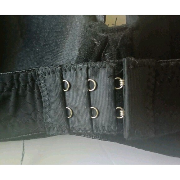 Mopas Intimates Push-up Bra Size 32B Black Diamond Pattern Underwire Padded New - Picture 7 of 7